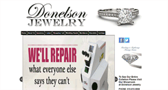 Desktop Screenshot of donelsonjewelry.com