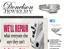 Tablet Screenshot of donelsonjewelry.com